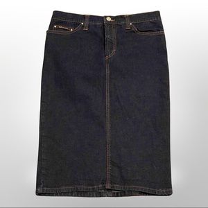 D&G denim pencil skirt